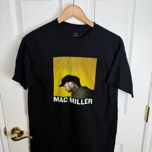 Mac Miller T Shirt Black Graphic Print Malcolm McCormick Hip Hop Rap Size M